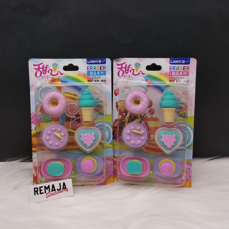 

Penghapus Pensil Set Karakter Lucu LY1107