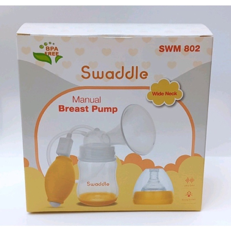 Swaddle Strong Suction Breast Pump (SWM 803) / SWADDLE POMPA ASI MANUAL SIMPLE BREASTPUMP SWM802 / B
