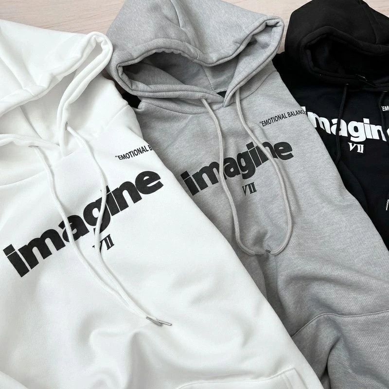 IMAGINE VII • Jaket Sweater Hoodie Sablon Original Pria Wanita High Quality