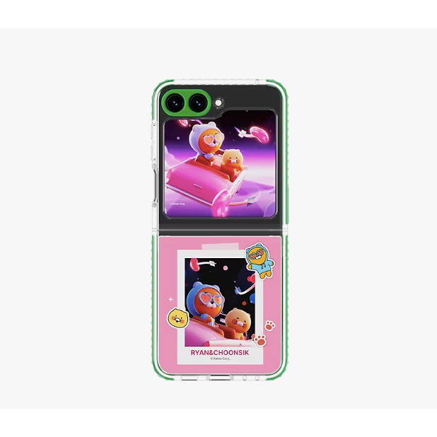 Galaxy Z Flip 5 Kakao Friends Suit Case with Flip Suit Card