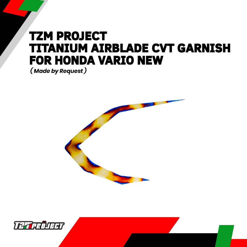 TZM Project TI Airblade CVT Garnish for Vario New