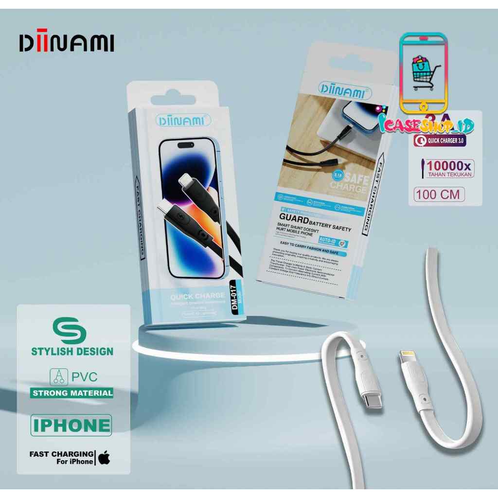 DIINAMI DM-016 65W Kabel Data Type C To Type C 1 Meter IC3880