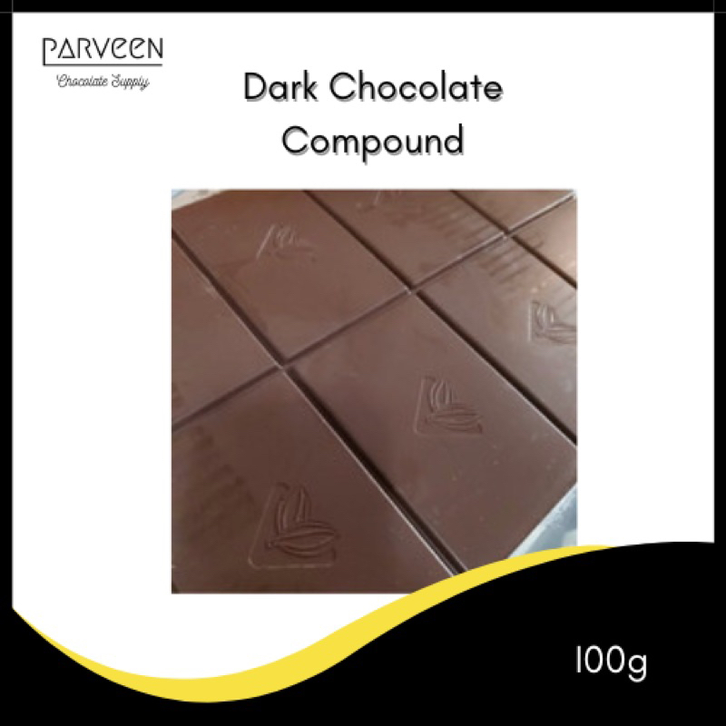 

PARVEEN Dark Chocolate Compund 100g Tulip Master Baker