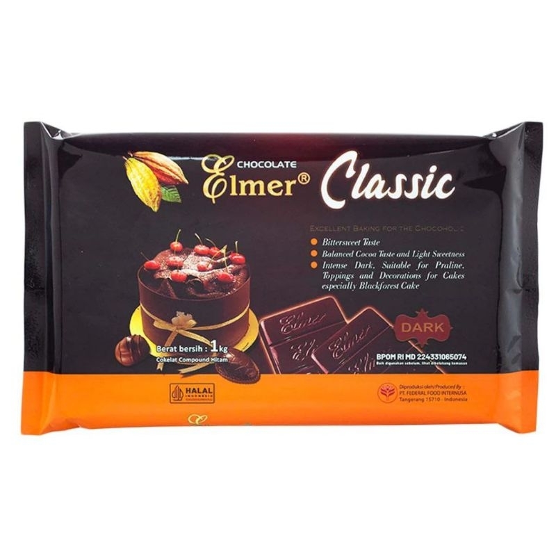 

Elmer Classic Dark chocolate 1kg