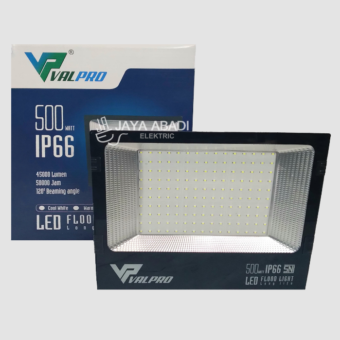 Lampu sorot led 500 watt lampu sorot led tembak smd 500 w super bright valpro