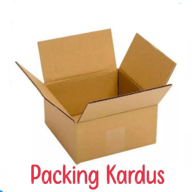 

Packing tambahan pakai kardus agar paket aman