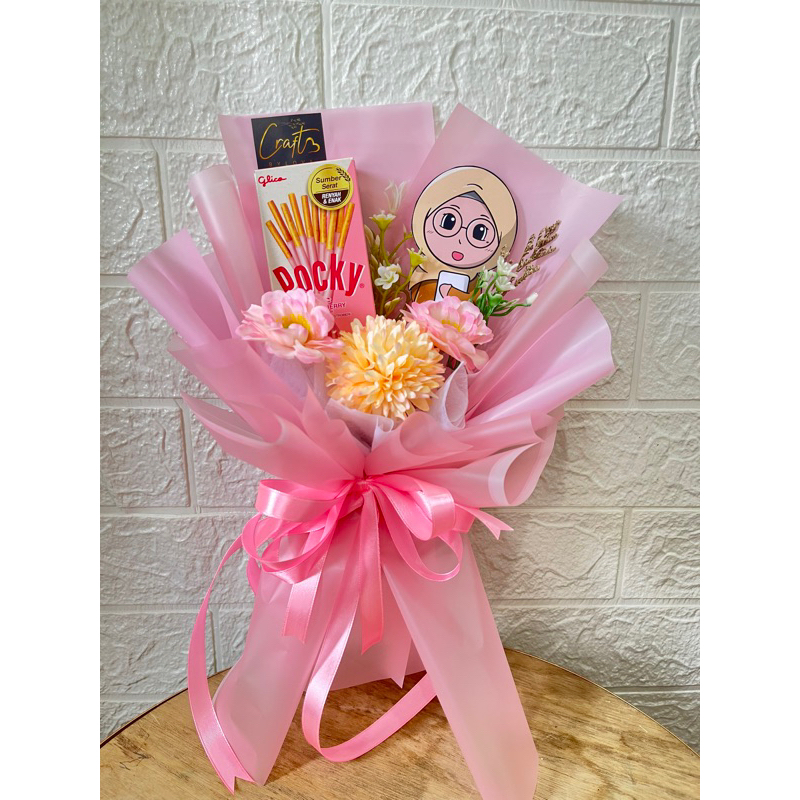 

buket wisuda / buket hari guru / buket snack minu