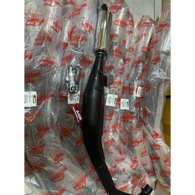 knalpot AHM satria 2 tak satria hiu satria lumba original ahm malaysia