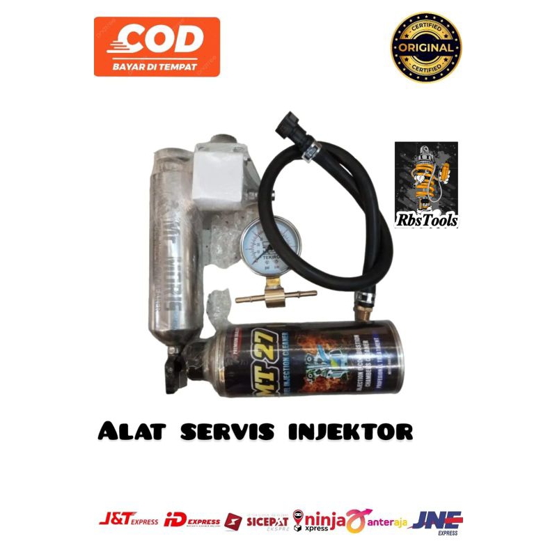 Tabung infus injeksi injector motor alat servis motor injeksi