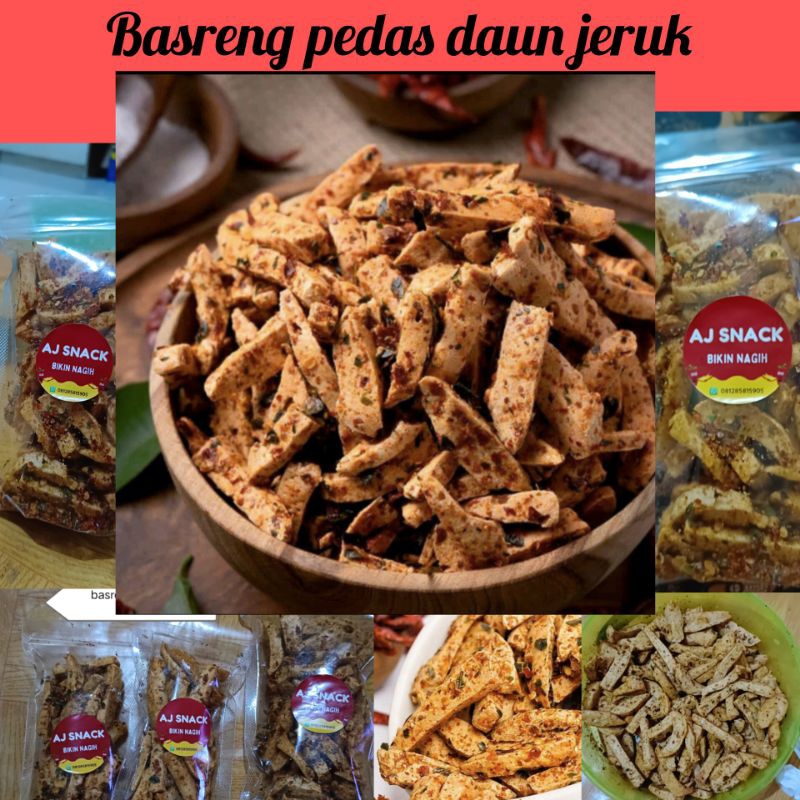 

Basreng pedas gurih ,reyah daun jeruk
