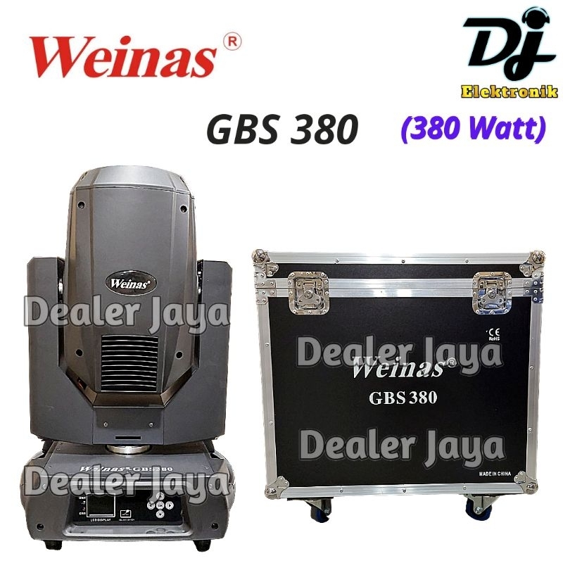 WEINAS PHASELAB Lampu Lighting / Moving Beam GBS 380 / GBS380 + Hardcase - 380 watt