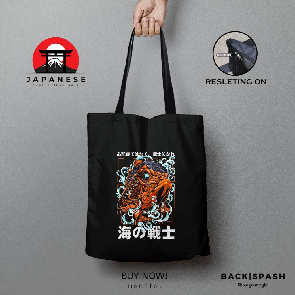 Totebag Japan Culture Art - Totebag Tas Wanita Japan Culture Art THD III