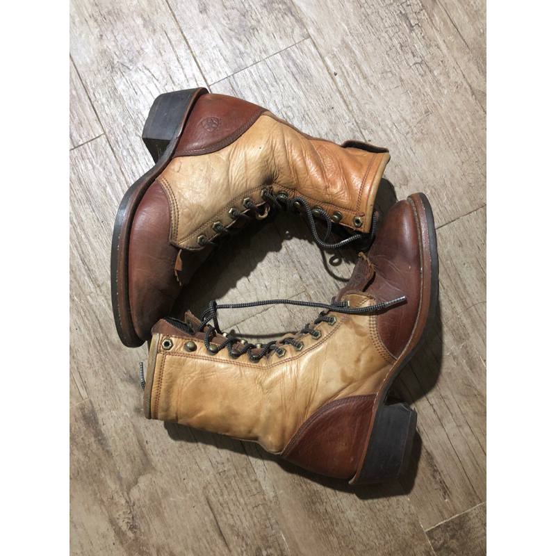 ariat logger boots sz 43