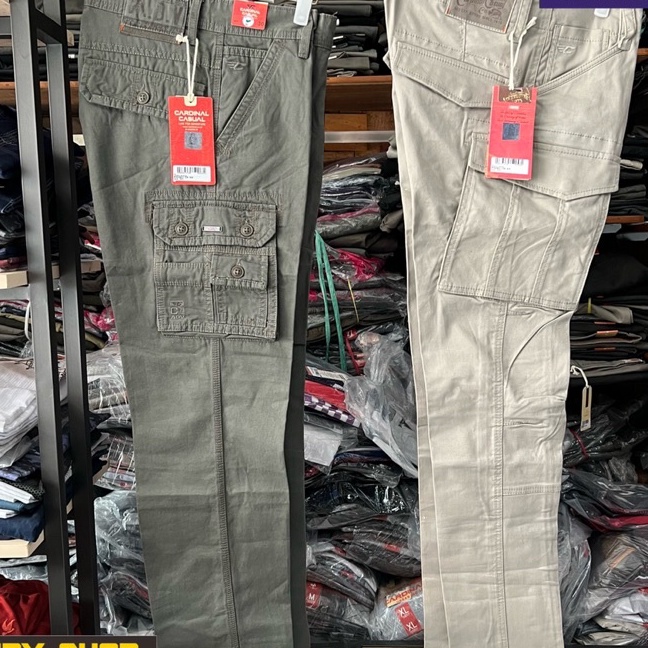 SPESIAL DISCOUNT Celana Cargo Cardinal SLIMFIT Original