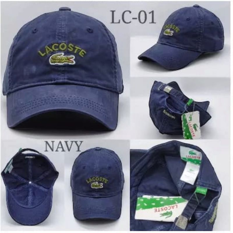 Topi logo buaya original import premium quality pria & wanita