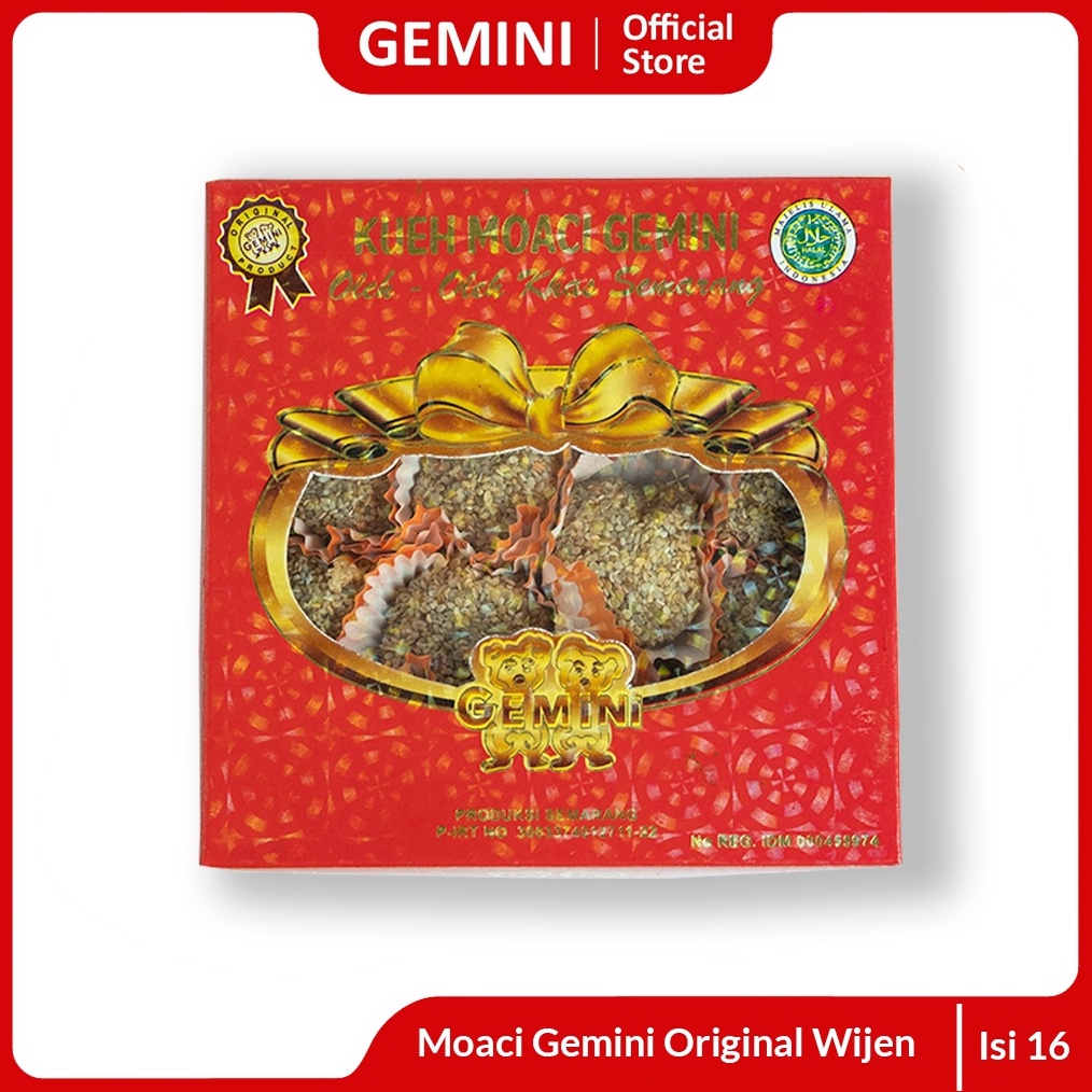 

STAR BRANDS Gemini -Moaci Gemini Original Wijen Isi 16 grosir