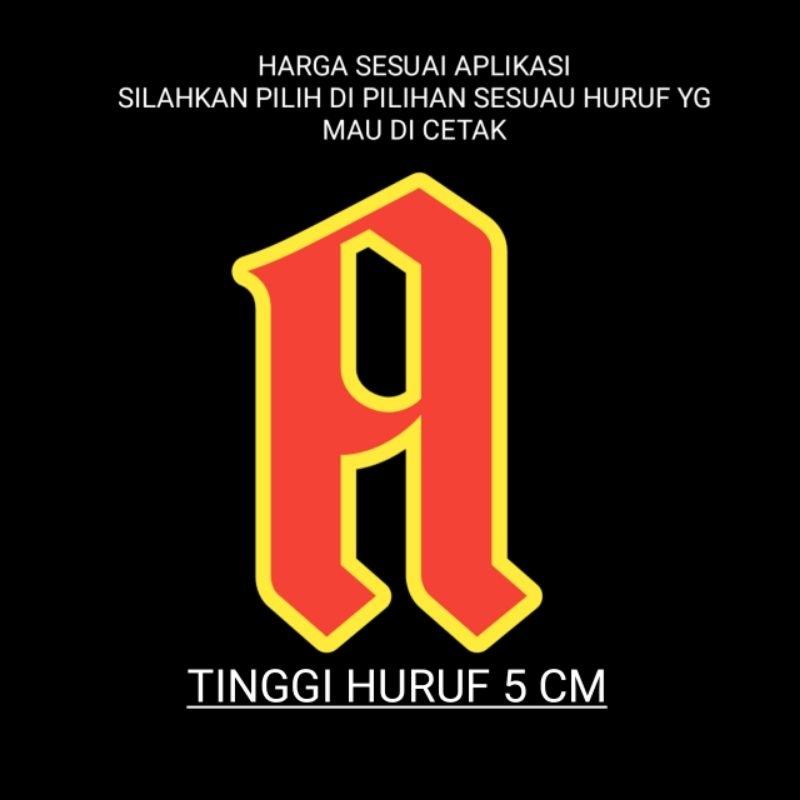 

Stiker cuting custom vinyl untuk grobak kaca dan entalase paling murah 2 warna