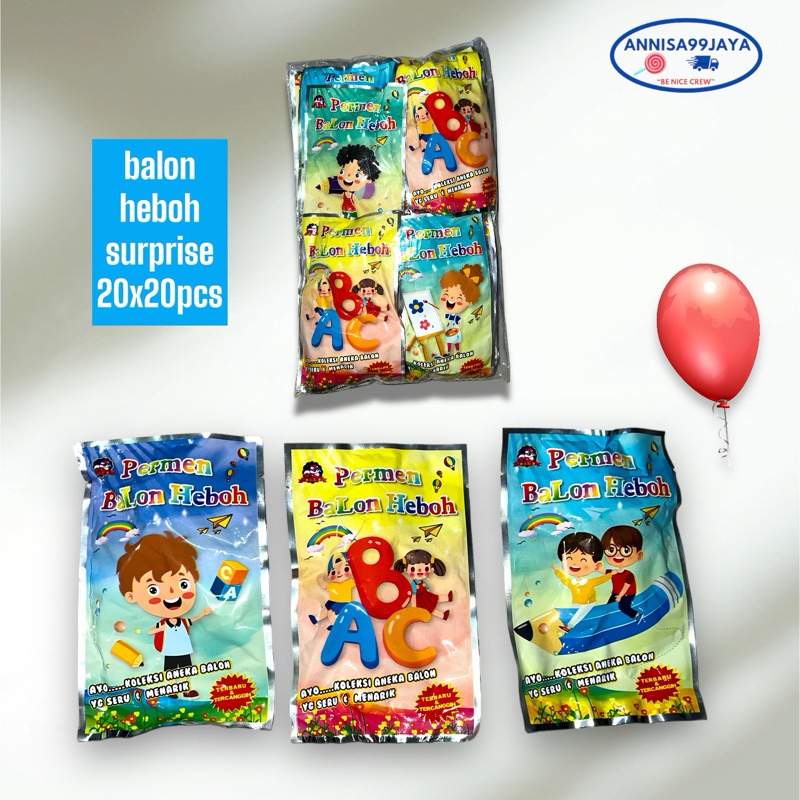 

BALON SURPRISE HEBOH ISI 20PCS