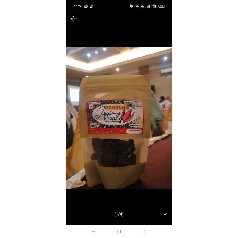 

DENDENG JANTUNG PISANG
