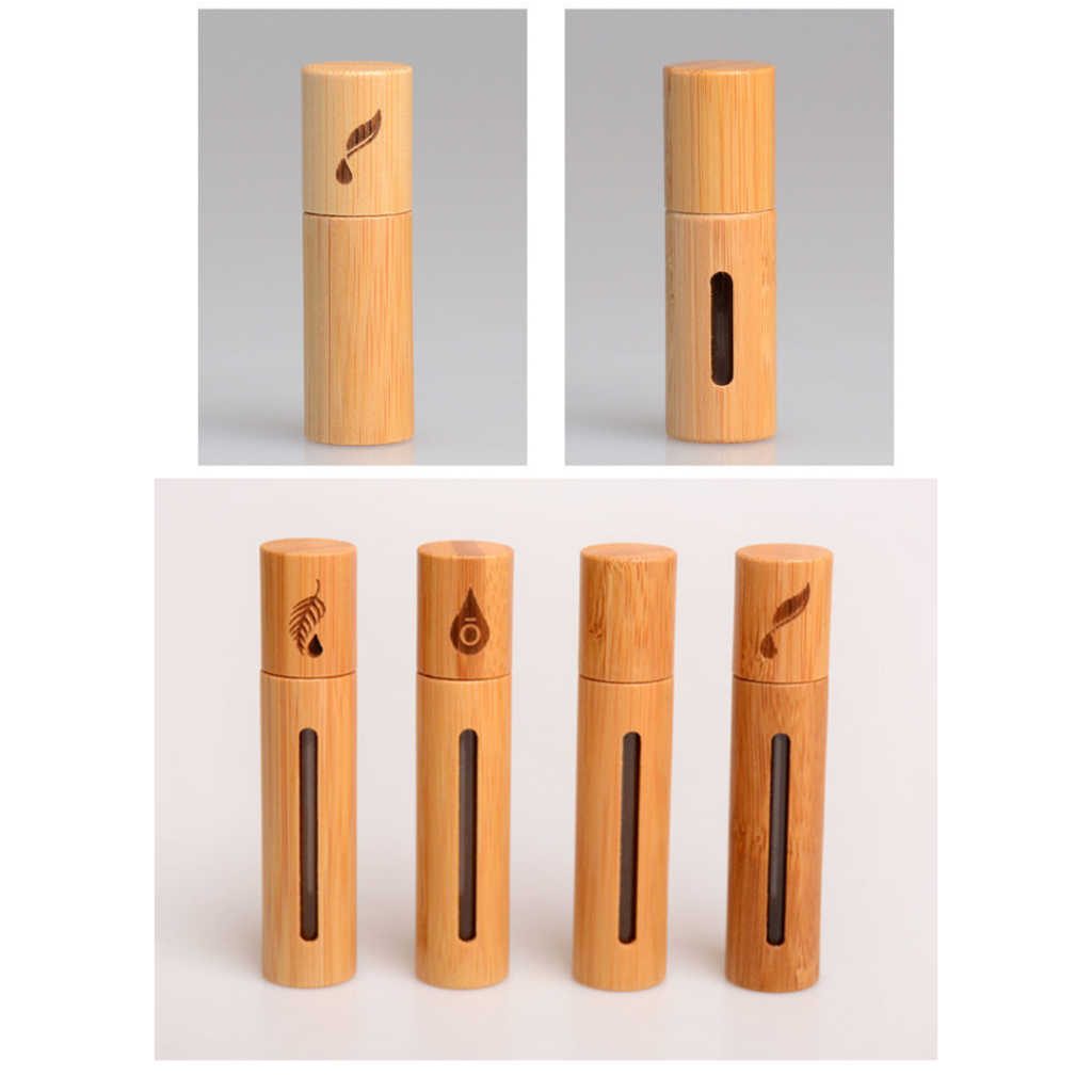 Botol Roll On motif BAMBU - botol Parfum YL Roller essential oil aromaterapi