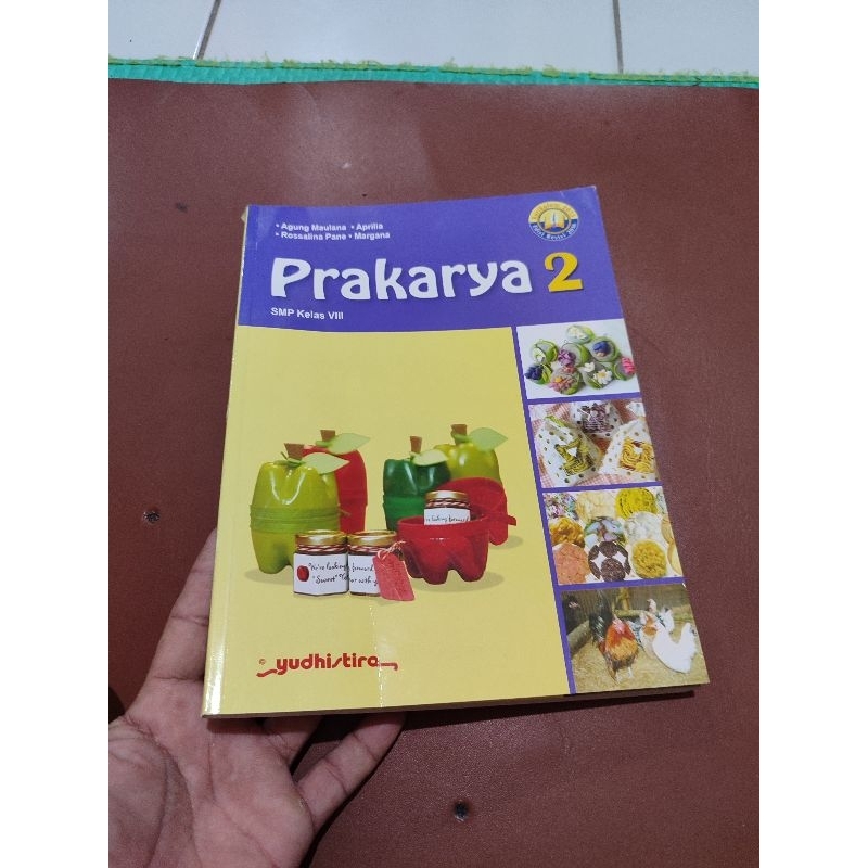 buku prakarya kelas 2 SMP. yudhistira