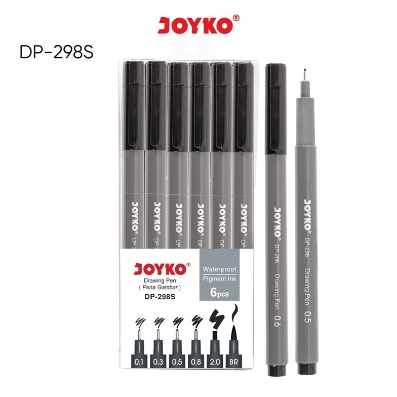 

Jual.. (PERSET)Drawing Pen Pena Gambar Joyko DP-298S SE8