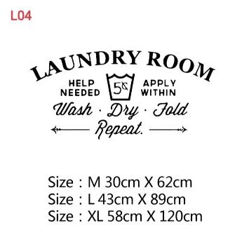 stikercuting stiker tulisan laundry room bahan stikercuting timbul