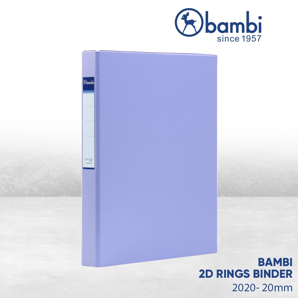 

Terlaris Bambi Ring Binder Folio 2 Ring MID SIZE 20 mm kode 2020 90