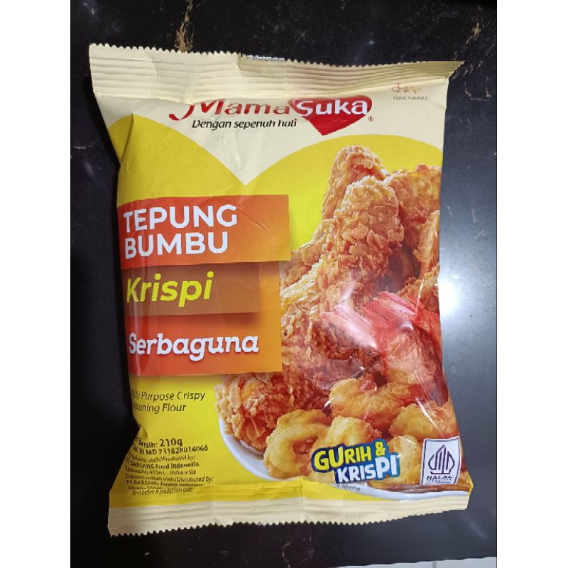 

Tepung Bumbu Krispi Serbaguna MamaSuka isi 210 gram