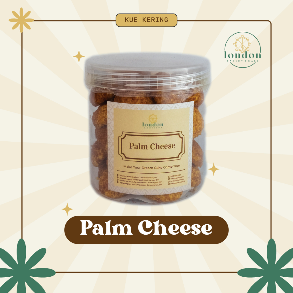 

Kue Kering Premium - Palm Cheese 250gr