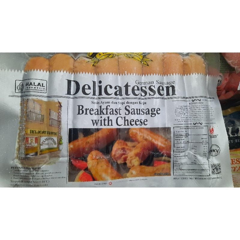 

Delicatessen Breakfeast Sausage With Cheese by Bernadi