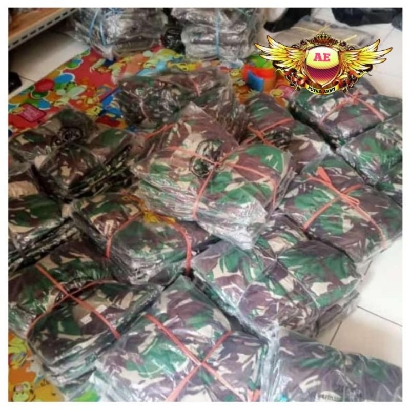 BAJU PDL JATAH TNI AD, SRITEX, 888, PT PANCA PRIMA