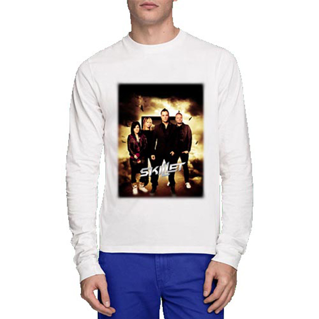 Kaos Tangan Panjang Skillet Band Tour Tshirt 100% Cotton Kombed 30s