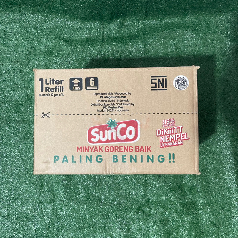 

Minyak goreng Sunco 1 Liter Karton