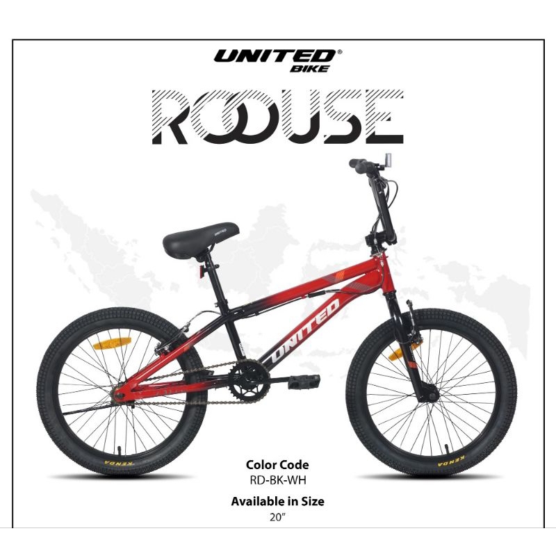 Sepeda BMX 20 inch United Roouse Rotor Freestyle
