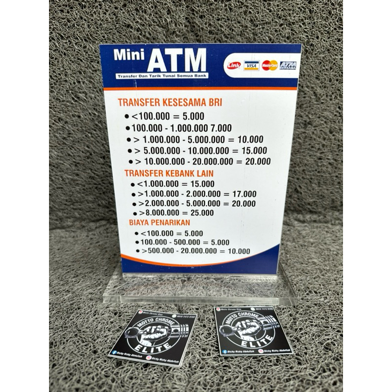 

MODEL TERBARU AKRILIK 15x20 BISA REQUEST HARGA TARIF BANK AGEN