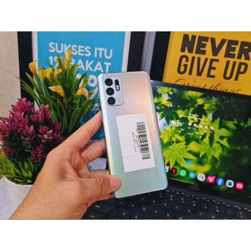 OPPO RENO 6 4G RAM 8/128GB TERMURAH DUALSIM ORIGINAL