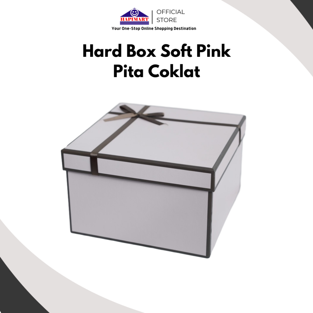 

Box Hampers Kotak Pink Dengan Hias Pita Coklat/Gift Box/Kotak Kado/Hard Box