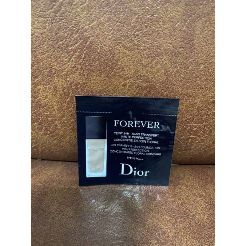 DIOR FOREVER SKIN GLOW FOUNDATION 1N 2N 0.7ml SAMPLE SACHET