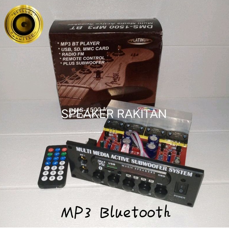 Kit Amplifier multimedia karaoke+Subwoofer+MP3 Bluetooth DMS-1500