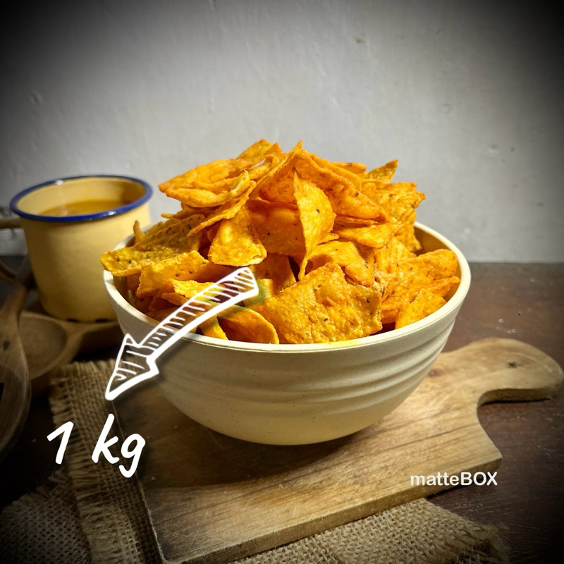 

Keripik Jagung Tortilla TES 1 kg (2x500 gr)