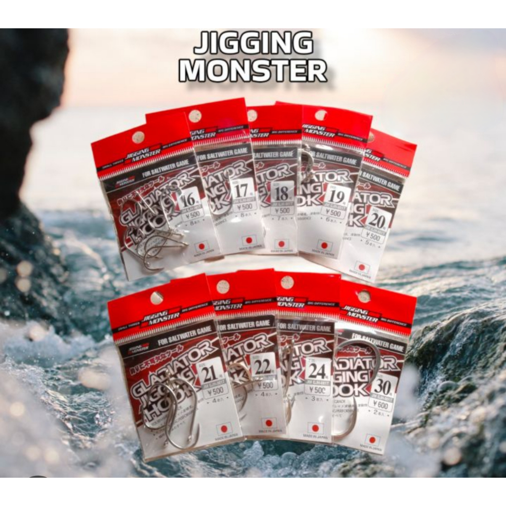 kail jigging GLADIATOR dari Jigging Monster
