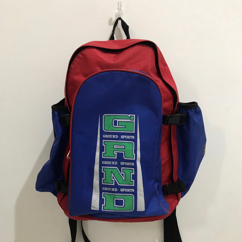 ransel outdoor grand blue red (preloved)