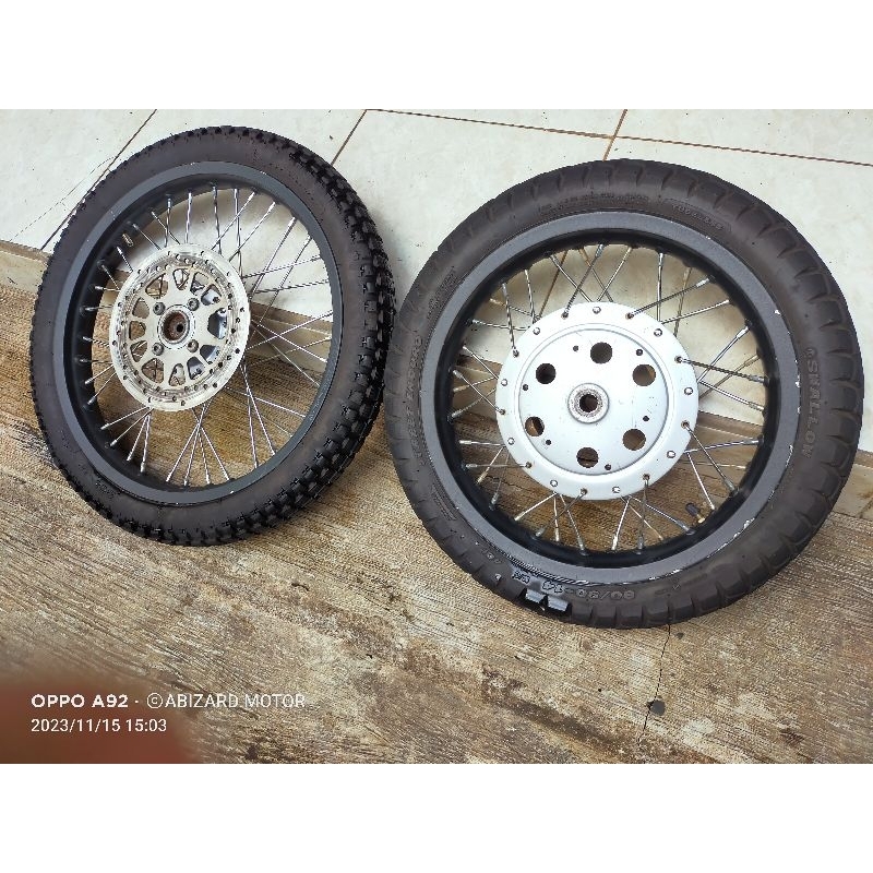 velg velek jari jari Yamaha x ride old/Mio 115cc semi trail second copotan