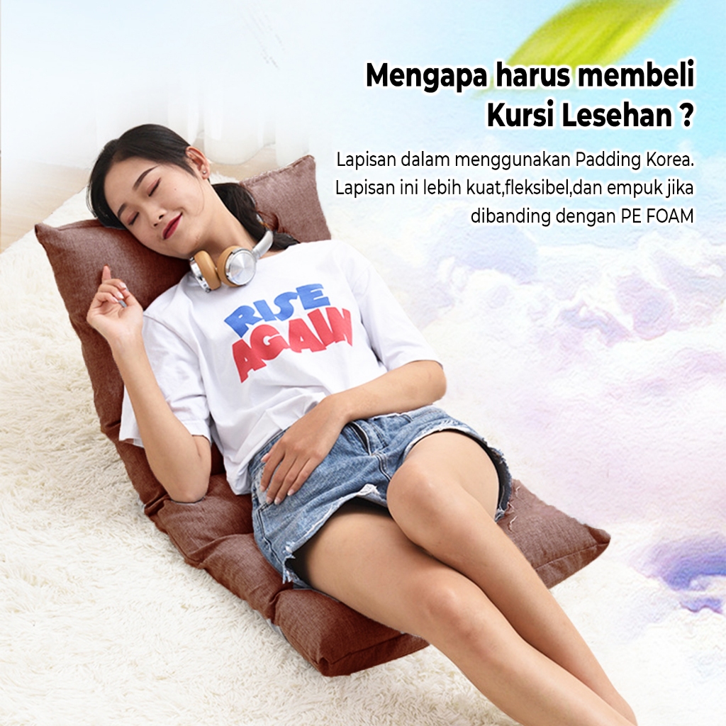 Sofa Lipat Anak / Sofa Lesehan Sandaran / Sofa Bad Kecil / Kursi Sofa Lipat / Kursi Lipat Mini