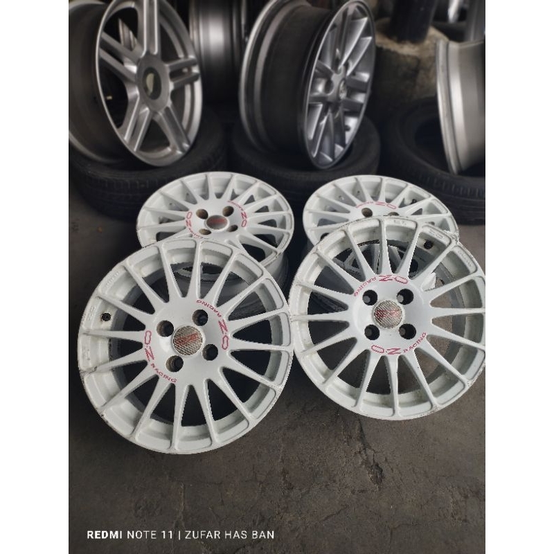 Velg Mobil ORIGINAL OZ Racing Superturismo WRC R15 Pcd 4x100 Made In Italy 🇮🇹