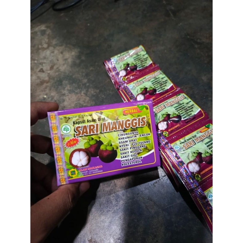 

Sari manggis - kapsul asam urat