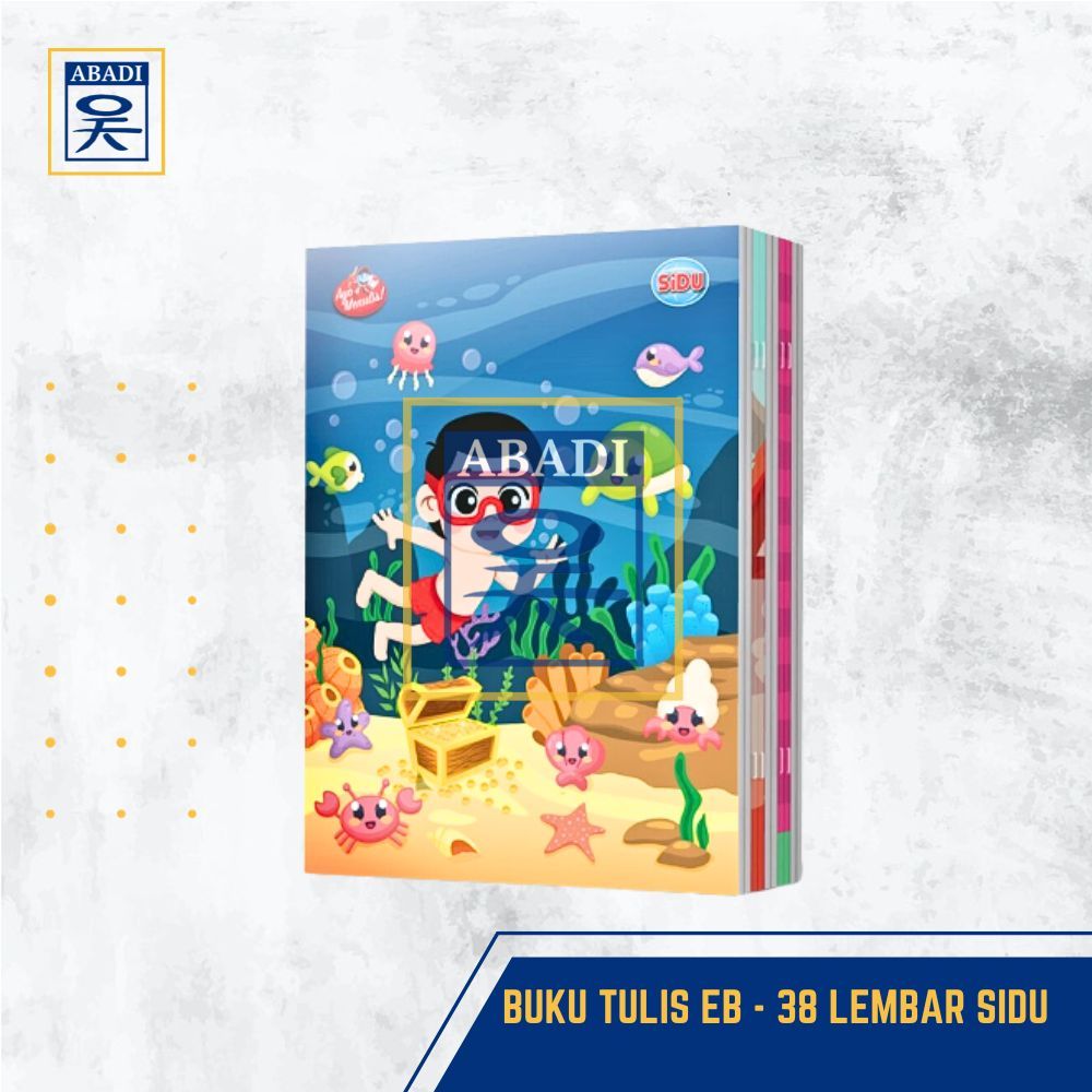 

BUKU TULIS EB - 38 LEMBAR PER PCS SIDU