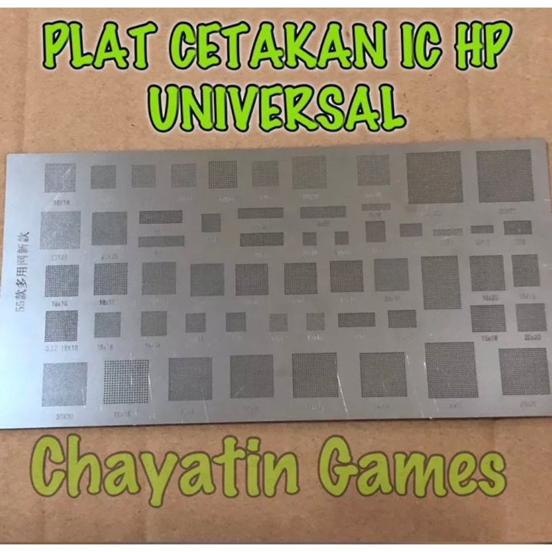 Plat IC HP Universal - Cetakan IC HP Universal - Barang sesuai Foto