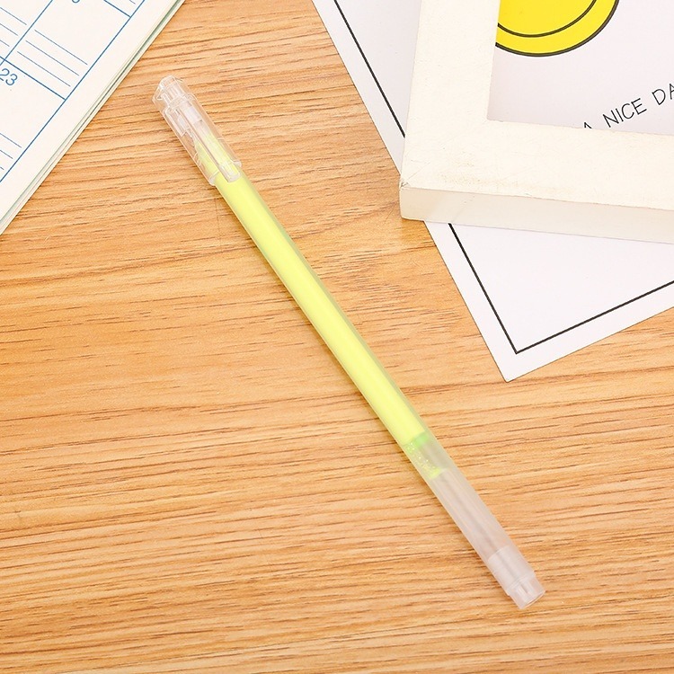 

Pulpen Flashee Gel Kuning Color Gel Pen Pena Gel Warna Warni Gel Pen 0,5 mm Needle Tip